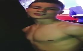White boy exposed fucking his brothers friend