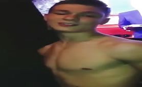 White boy exposed fucking his brothers friend