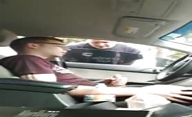 Caught in public masturbating in my car