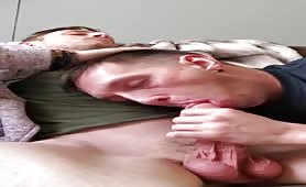 Friendly quarantine blowjob