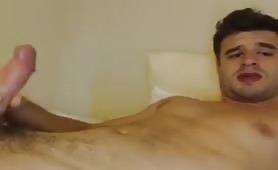 Hot cowboy from alabama stroking his cock