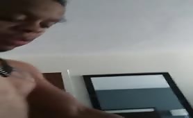 Young thug pounding a hot big bubble butt