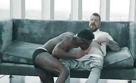 Hot interracial fuck