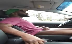 I'm so horny that I had to masturbate in the car