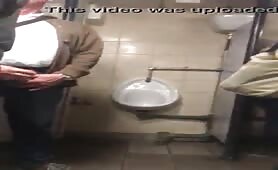 Spying on guys masturbating in public toilets