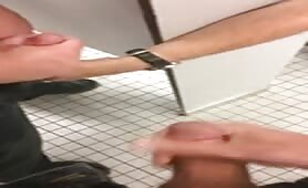 Hook up with a guy in the mall restroom