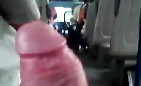 They caught me masturbating on the bus and I helped another to finish