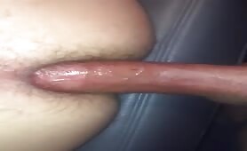 Fucking a stranger tasty hairy ass in my car