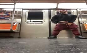 Masturbating on the subway in front of everyone