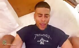 Jamaican dude fucking a young light skin dude
