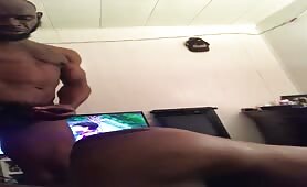 Big black mature bull nailing his nephew ass hard