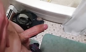 jerking off before a shower