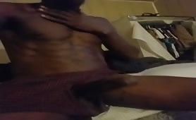 dark chocolate uncut cock